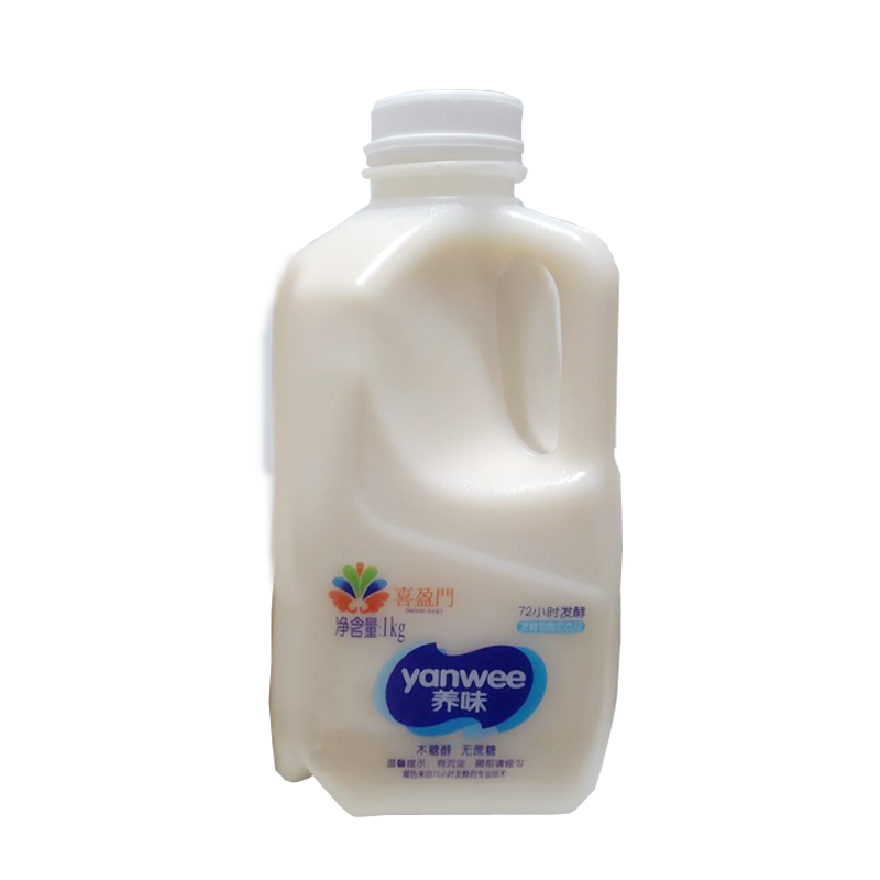 养味发酵型酸奶饮品1KG桶装无蔗糖木糖醇低脂乳酸菌风味早餐牛奶