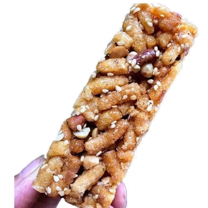宜宾江安特产林桃利苕粑酥炒米糖小时候零食香甜口味椒盐口味500g