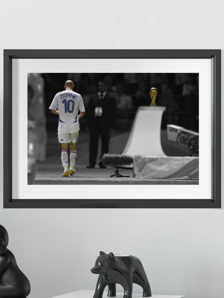 世界杯足球经典瞬间决赛绝杀纪念相框齐达内梅西C罗球迷礼照片墙