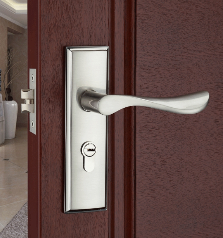 福莱雅单舌门锁大全卧室房门出租房厕所洗手间换锁配锁铜钥匙通用
