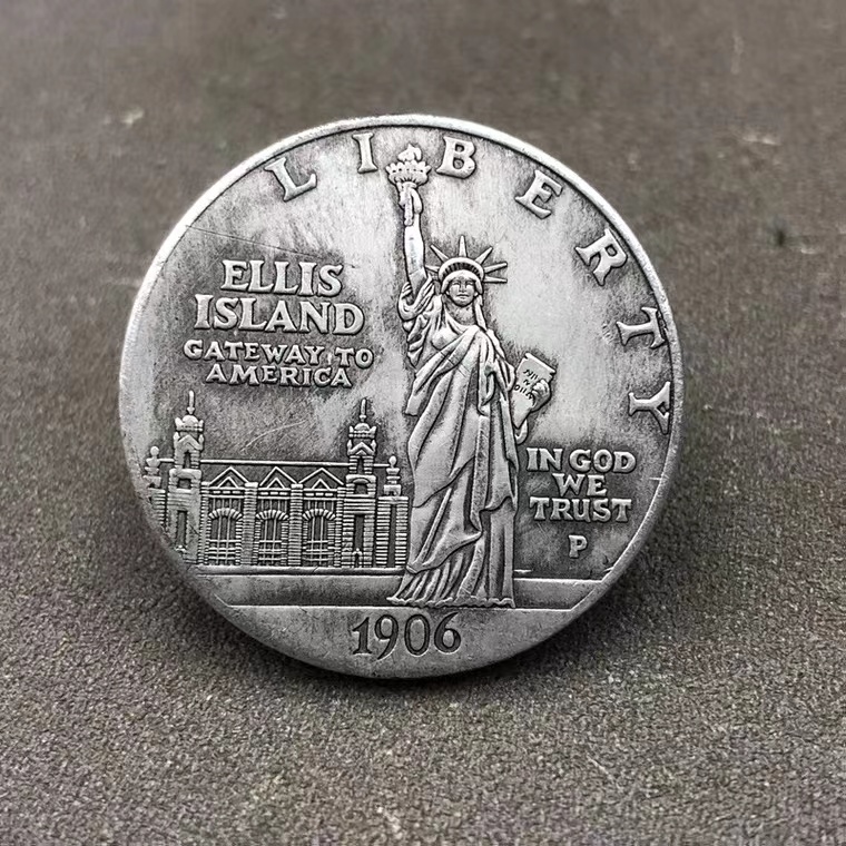 美国1美元美金纪念币自由女神总统币仿美洲外国硬币钱币外币