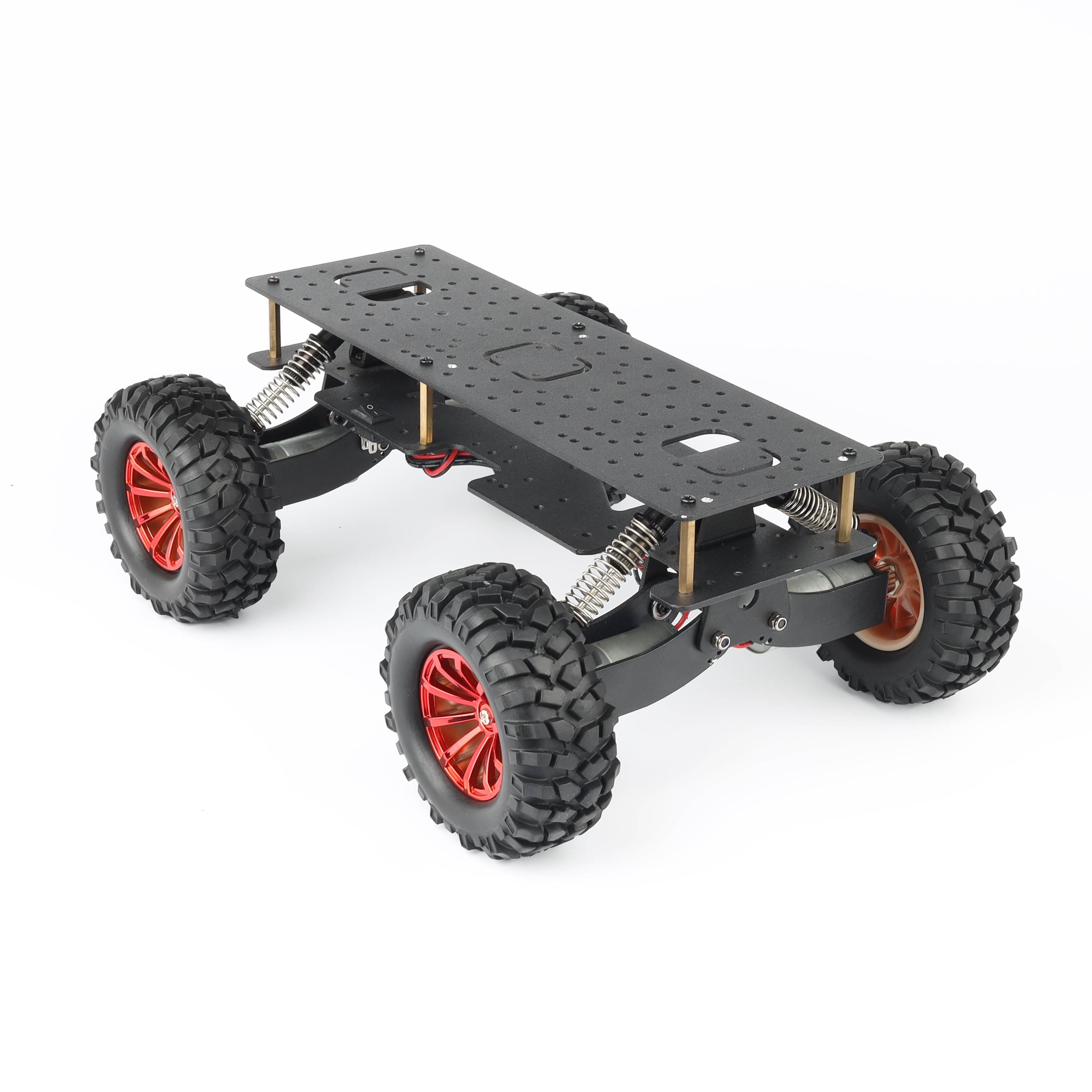 4WD减震底盘6WD搜救智能小车底盘 兼容Arduino WIFI越野 攀爬小车