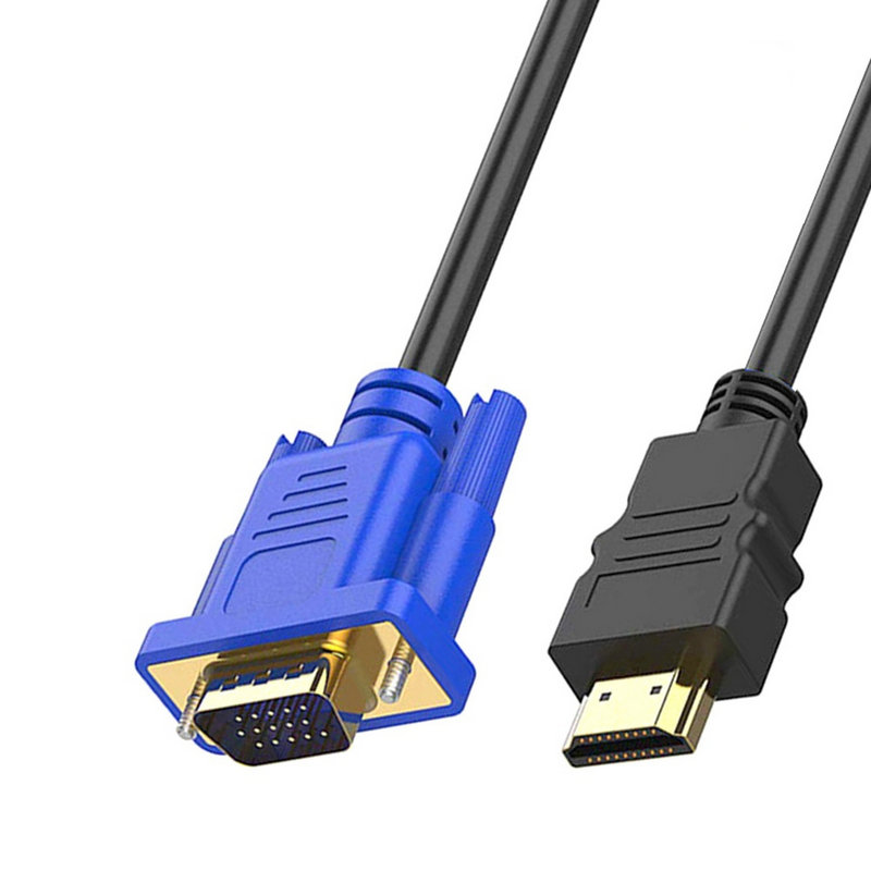 HDMI 转VGA 1080P 转换线 HDM to VGA连接线 1.8米转接线