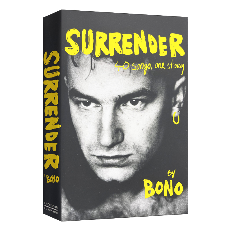 Surrender U2主唱Bono自传 一个摇滚明星的回忆录 比尔盖茨荐书 精装进口原版英文书籍