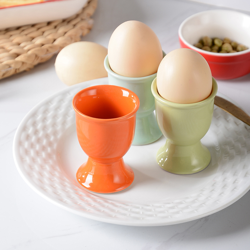 复活节鸡蛋杯蛋托杯餐桌用高档陶瓷早餐放鸡蛋的杯子创意放蛋杯