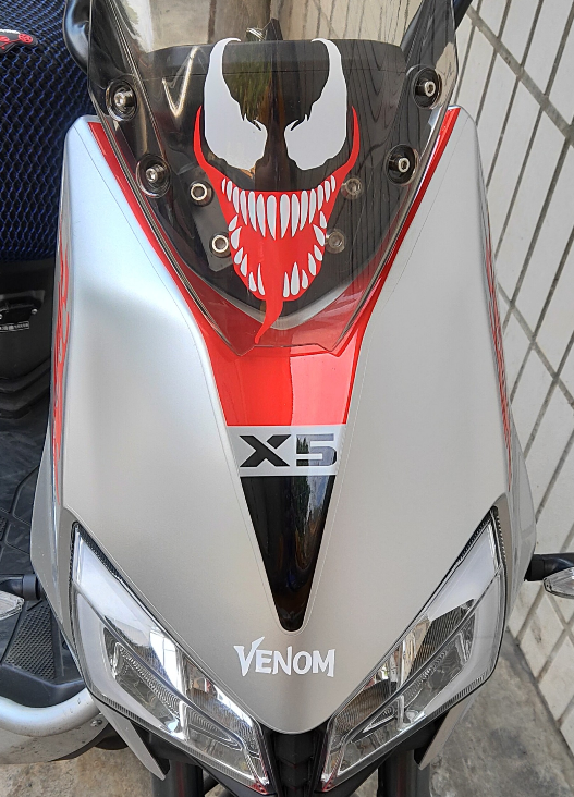 毒液车贴漫威Venom寄生虫共生反英雄个性电动车摩托车改装车贴纸