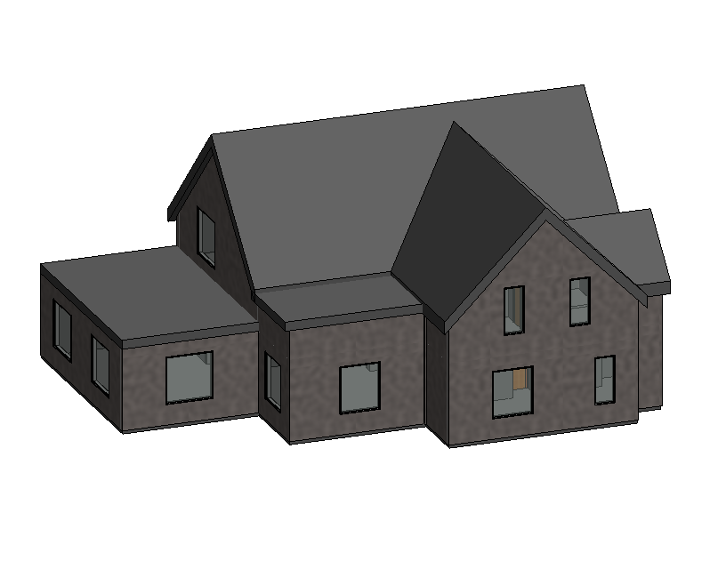 BIM等级一级考试第七7期成品模型16版本小别墅