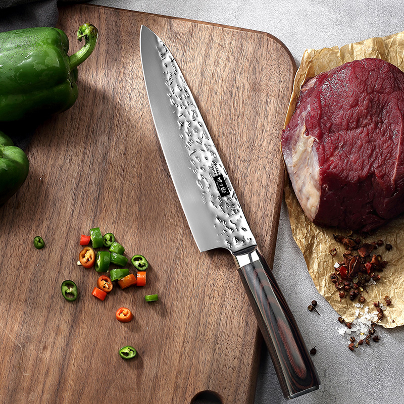 四夕郎西餐刀专用厨师刀家用水果刀菜刀西式主厨刀切肉牛刀牛排刀
