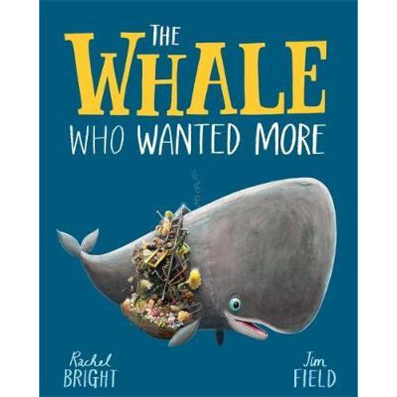 【预售】英文原版 The Whale Who Wanted More 想要更多的鲸鱼 Rachel Bright 关于友谊社区和发现的精彩海底故事插画绘本儿童书籍