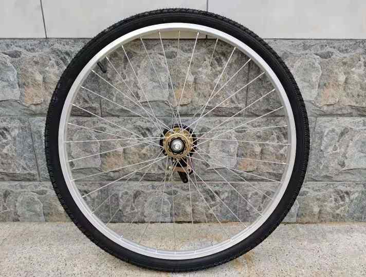 自行车车轮自行车轮组型号齐全带内外胎组装完成发货20寸24寸26寸