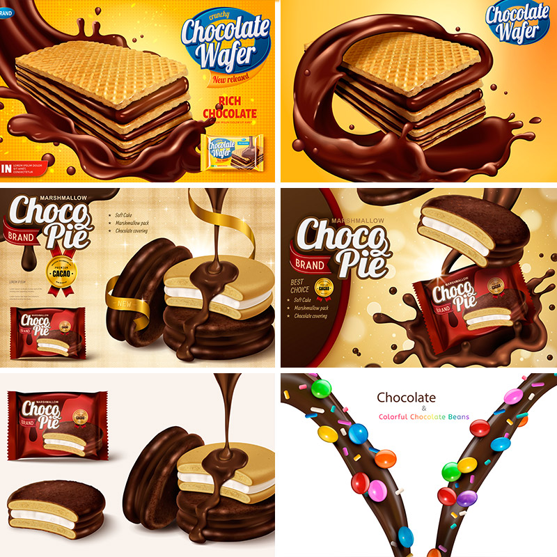 巧克力广告图片