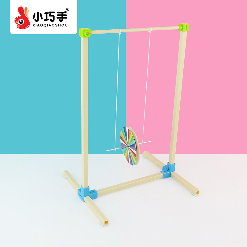 diy线悬浮力学平衡玩具 张拉整体结构模型摆件张力反重力魔术木架