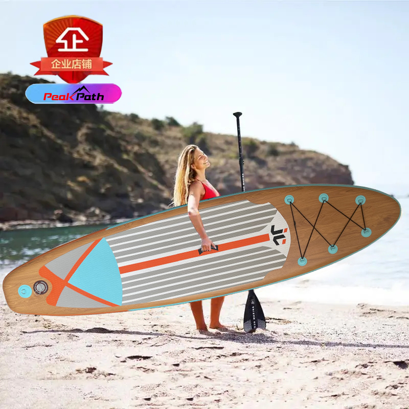 浆板划水板漂流板充气桨板水上站立式冲浪板直立板sup船竞速滑水