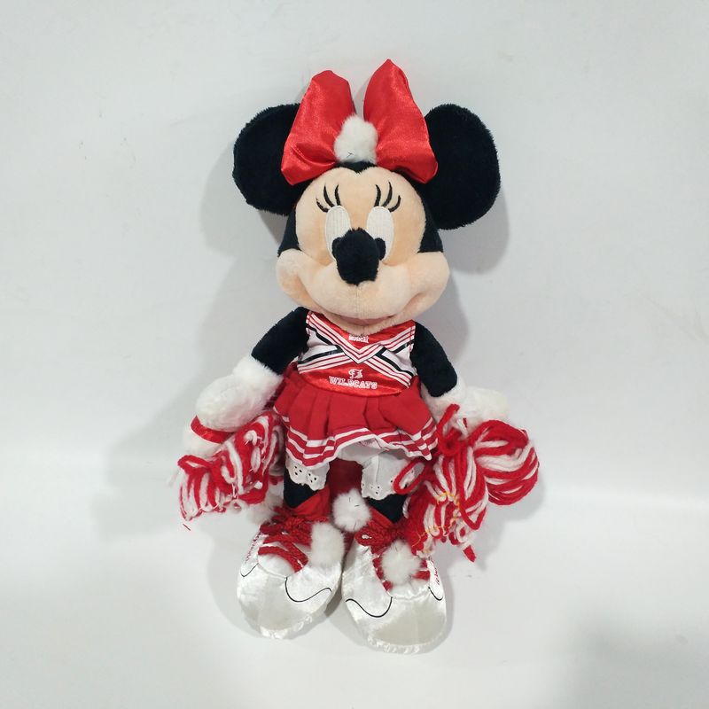 米奇老鼠拉拉队米妮Minnie Mouse公仔卡通毛绒玩具娃娃玩偶礼物