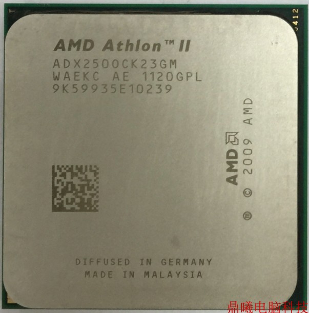 AMD Athlon II X2 250 双核 CPU 3.0G AM3 938针 散片另x240 x245