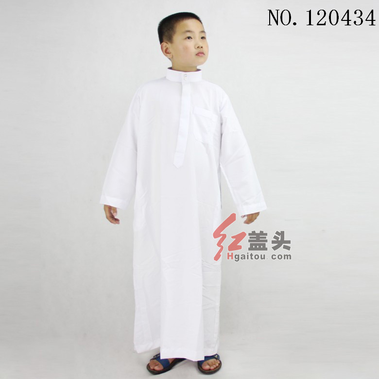 阿拉伯中东青少年男孩长袍沙特迪拜旅游男童长衫校园节日表演服装