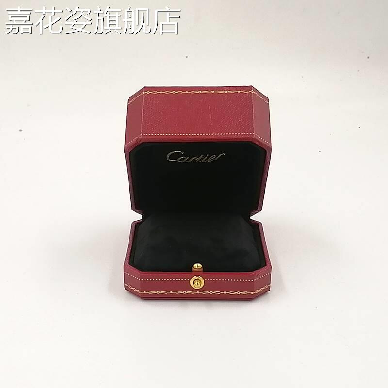 圆角首饰盒红色高档求婚钻戒盒 对戒盒 复古戒指盒子适用于卡地亚