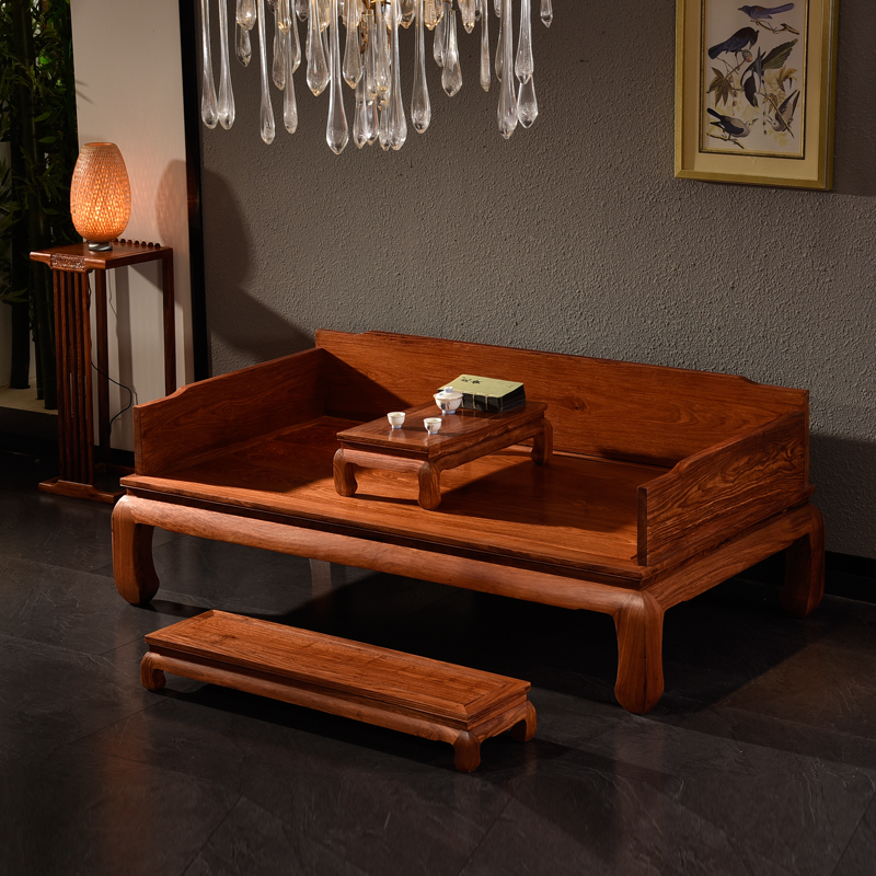林忆轩红木罗汉床中式实木新中式家具品质罗汉榻紫檀沙发禅意仿古