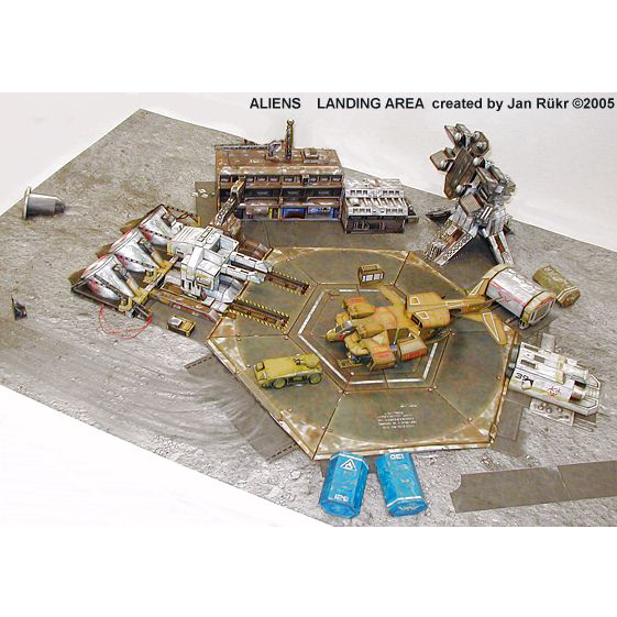 儿童手工折纸DIY拼装立体纸质模型星际月球场景宇宙太空基地制作