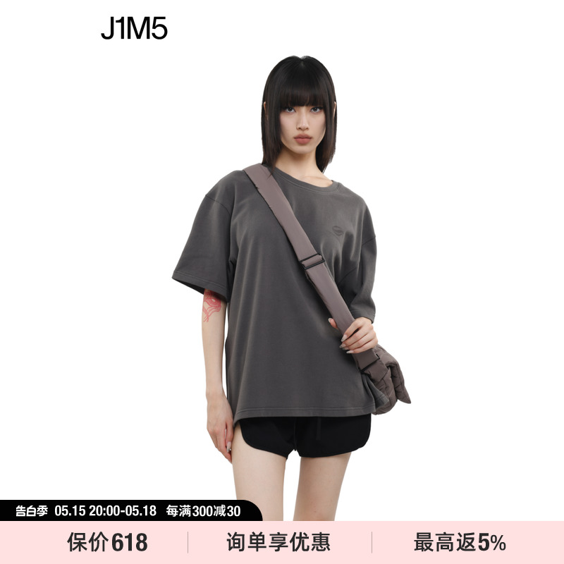 J1M5买手店 LUKEWARMPEOPLE 23春夏新品简约宽松短T恤设计师品牌