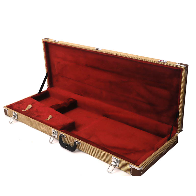 电吉他ST//TELE琴盒高档吉他海绵皮箱木质海绵琴包电吉他通用琴盒