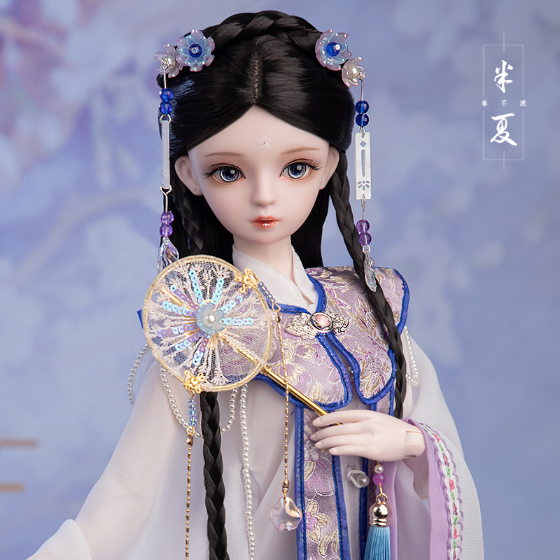 60厘米cm古代女孩公主娃娃中国风古装汉服大号仿真人偶娃之恋古风