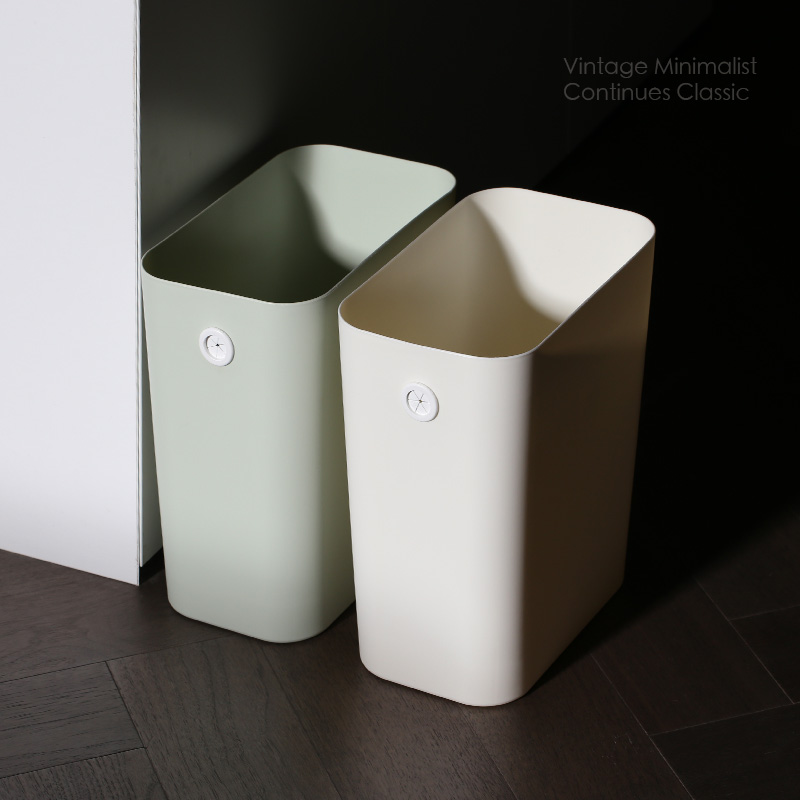垃圾桶家用法式卫生桶轻奢客厅厨房卧室卫生间办公室厕所无盖纸篓
