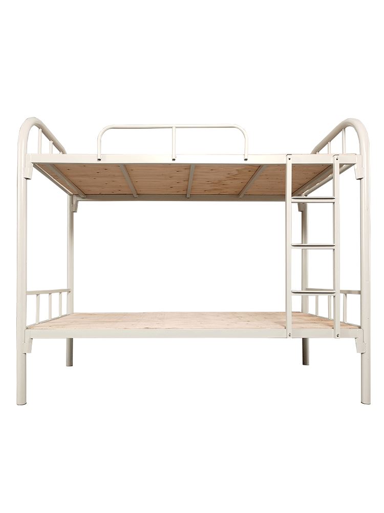 不锈钢双层床高低子母床上下铺铁架床304加厚简约铁床大人双人床