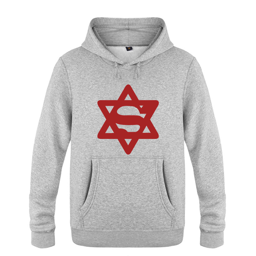 新款男式连帽卫衣 Super Jew Funny Jewish 超级犹太人 新奇创意