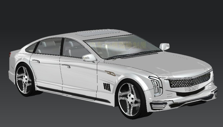 原创内外饰汽车UG车模图纸3D三维轿车模型外观曲面资料素材文件