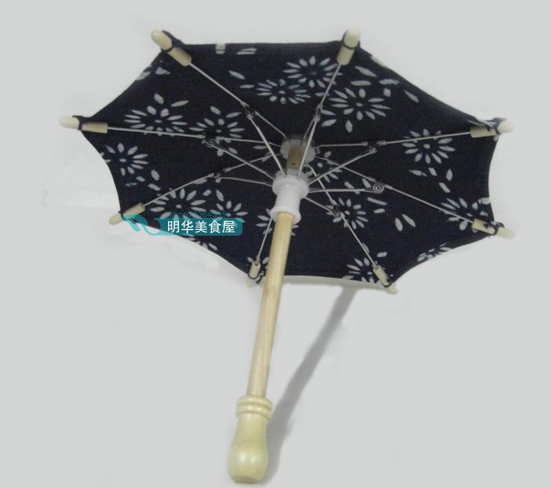 蓝印花布伞