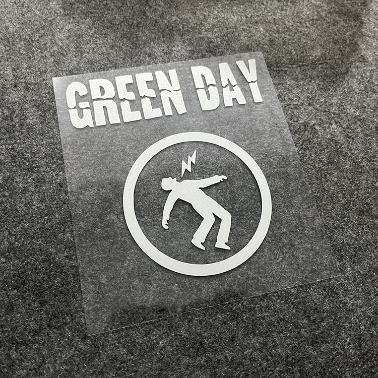 GREEN DAY 绿日乐队防水反光车贴纸欧美乐队朋克笔记本吉他划痕