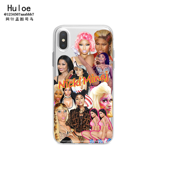 麻辣鸡Nicki Minaj妮琪米娜手机壳适用于iphone678plus苹果xs max