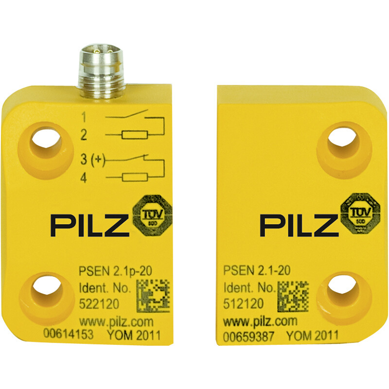 Pilz磁性安全开关PSENmagPSEN 2.1p-20/PSEN 2.1-20//8mm/1unit