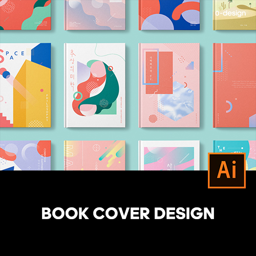 22款现代创意艺术抽象简约毕业缤纷设计矢量书籍画册封面设计素材