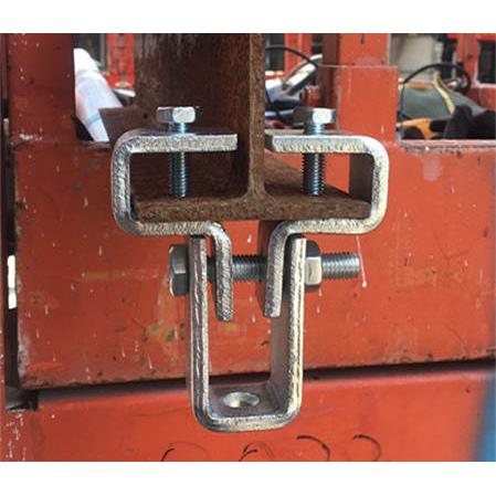 75-350mm钢结构矿灯万向吊卡工字钢重型吊架钢梁悬吊连接件夹具