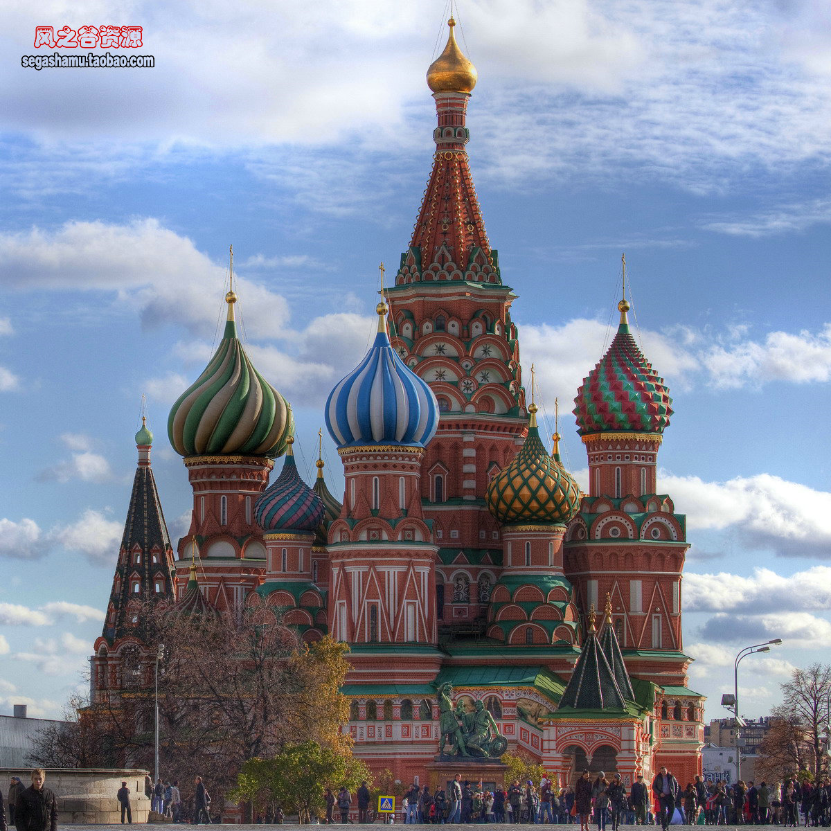 实拍俄罗斯莫斯科城市人文建筑风景风光摄影图库图片素材
