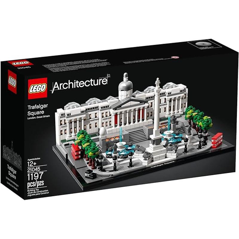 海外代购LEGO乐高正品时尚特拉法加广场建筑积木摆件玩具