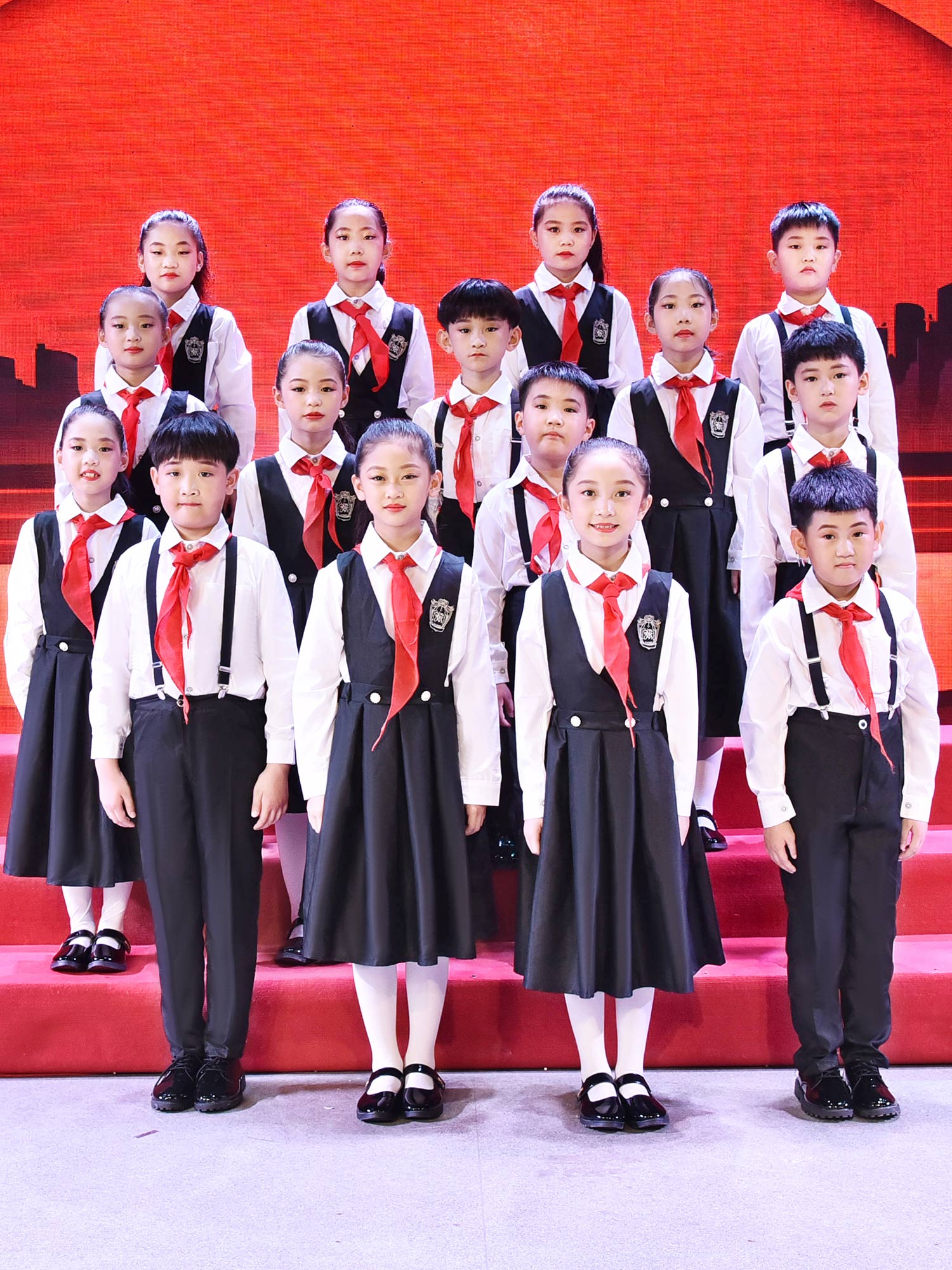 儿童合唱服演出服小学生大合唱朗诵演讲比赛合唱团学院风表演服装