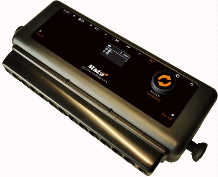 新款墨兹卡国产数码MIDI电子12孔半音阶口琴HM12数字变音乐器内置