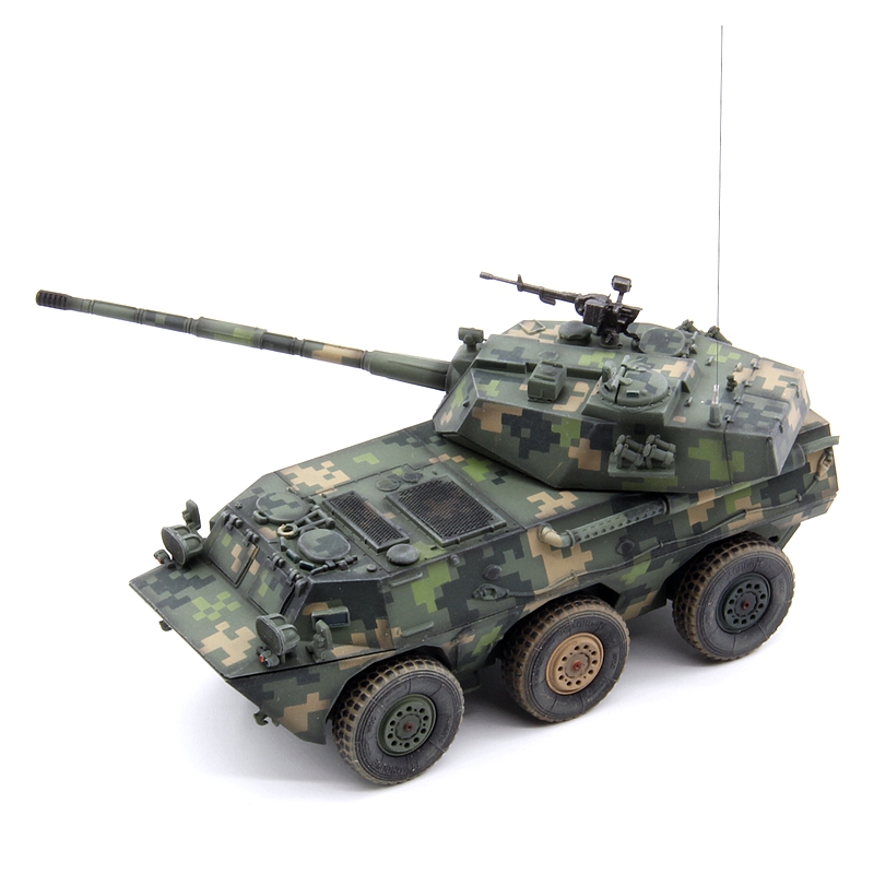 UNISTAR 中国PTL02轮式突击炮 02式装甲车 丛林数码 完成品模型