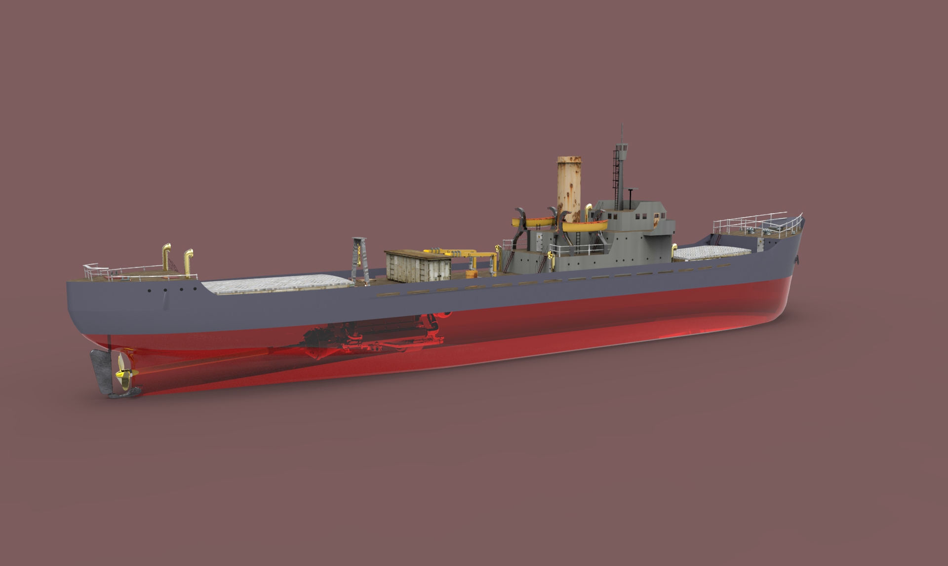 运输船舶3D图纸 3dm格式 Rhinoceros 设计