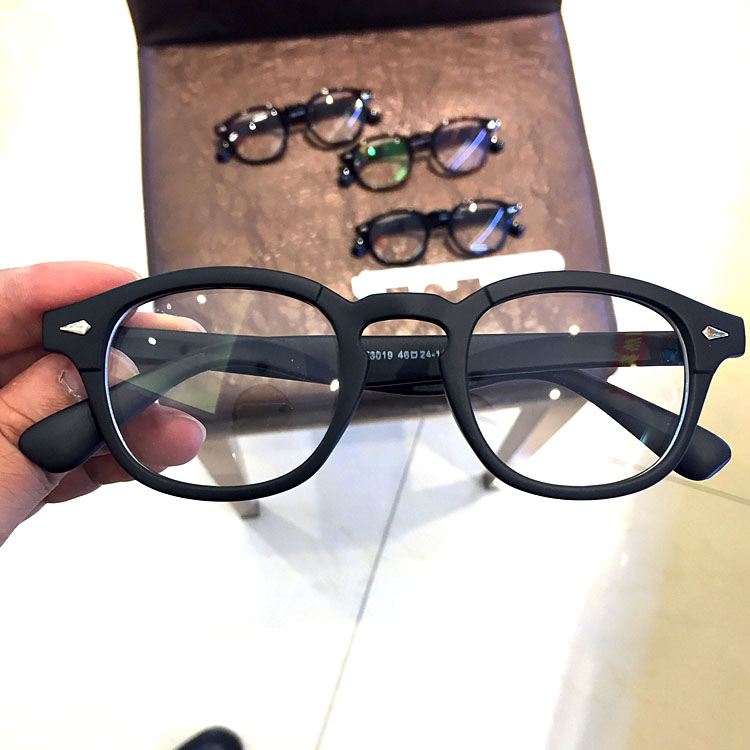 明星同款眼镜板材近视眼镜成品复古大全框眼镜架圆眼镜套餐包邮