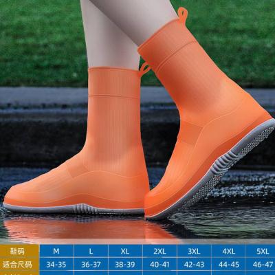 新品鞋套男女雨鞋套加厚底硅胶下雨天鞋套儿童水鞋靴