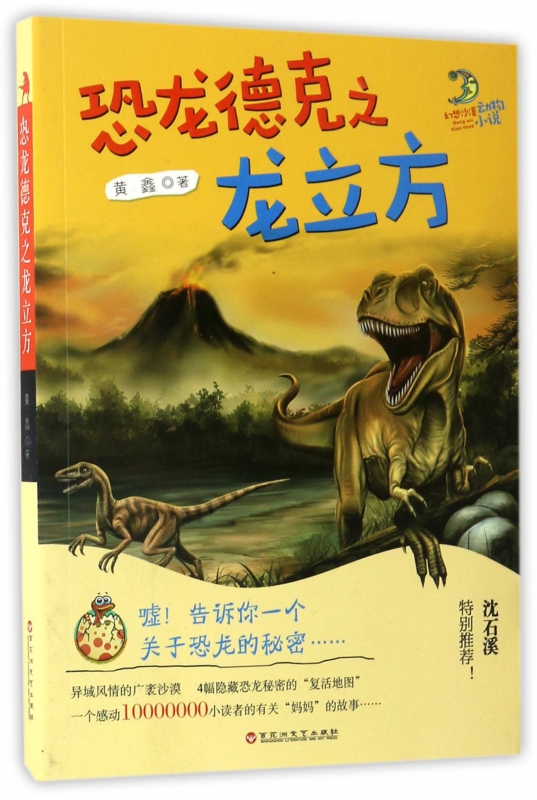 恐龙德克之龙立方 儿童成长文学作品 作家黄鑫用他擅长的文字将这温暖又充满奇幻色彩的故事唯美呈现 小学生课外阅读书籍