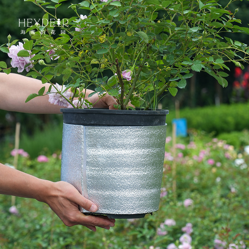 海蒂的花园隔热膜花盆防晒隔热简易套装保护根系夏天降温植物通用