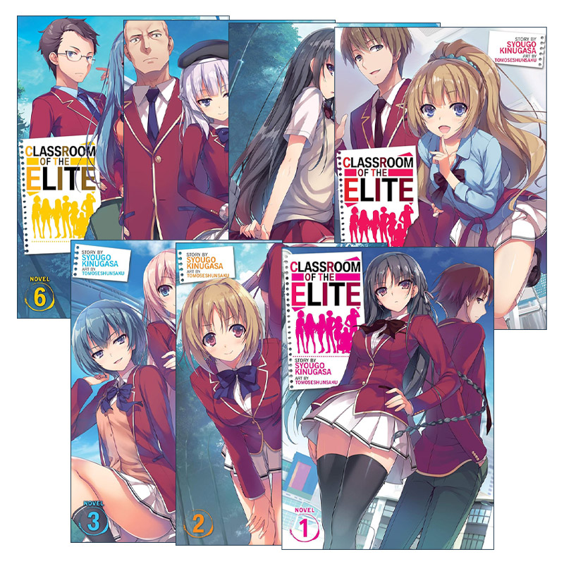 英文原版 Classroom of the Elite Light Novel Vol. 1-6 欢迎来到实力至上主义的教室系列7册 轻小说 日本校园漫画 衣笠彰梧 书籍