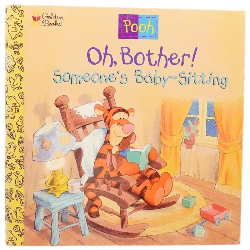 Oh Bother! Someones Baby-Sitting! by Nikki Grimes平装Golden Book哦，讨厌！有人要照顾婴儿