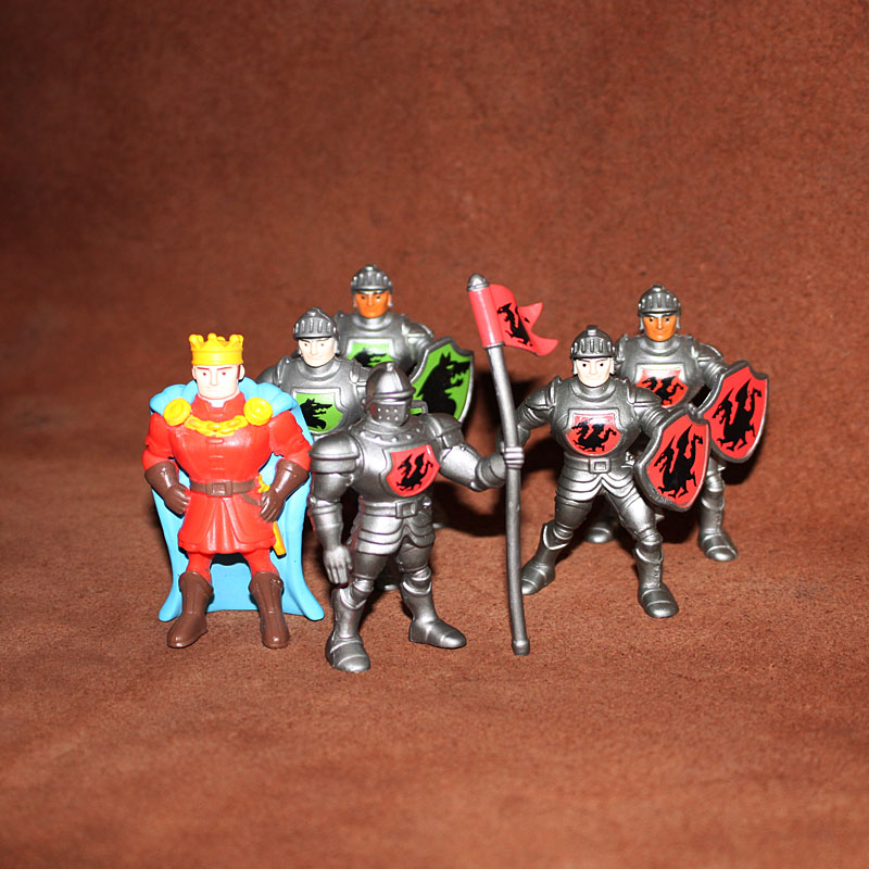 儿童玩具仿真人偶模型 人物场景摆件 古代兵人 古罗马士兵  国王