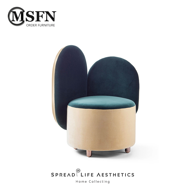 玛斯菲诺摩登轻奢现代创意设计仙人掌沙发客厅走廊圆凳卧室化妆凳